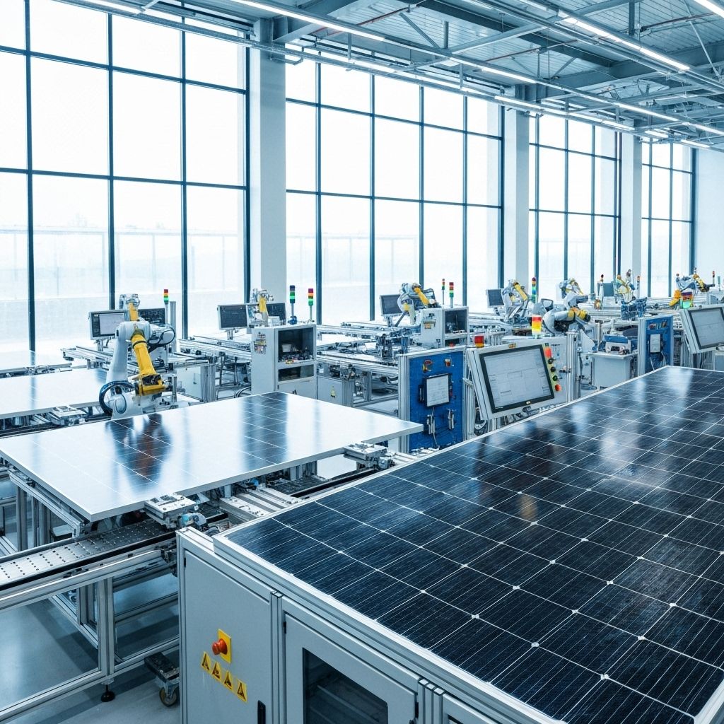 Solar manufacturing facility